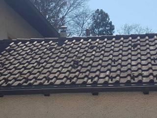 Bild eines Schindeldaches